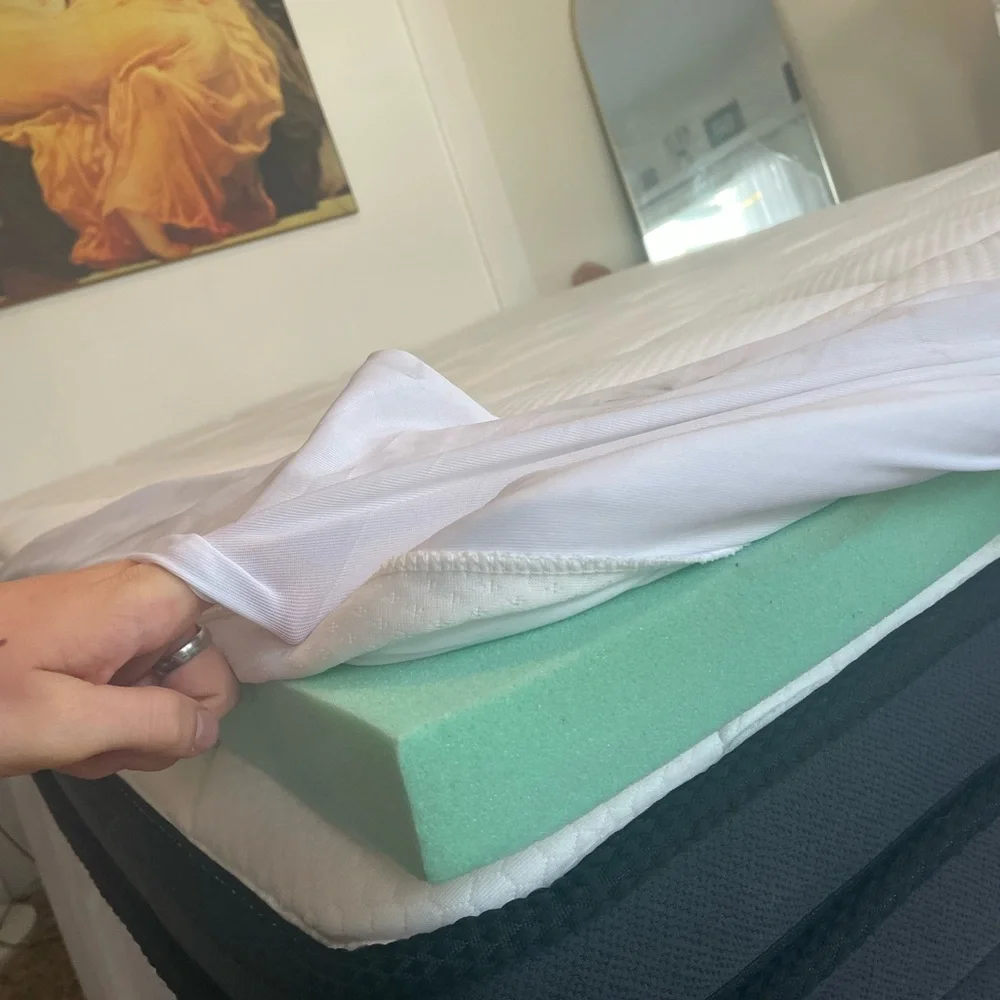 Premium White Quilted Mattress Topper